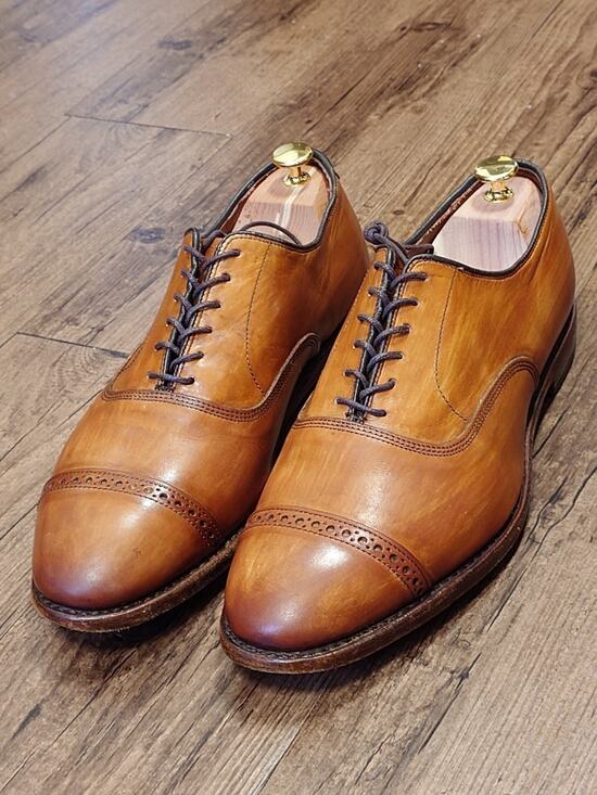 Allen Edmonds Other - Allen Edmonds Fifth Avenue 11EEE (3E) Tan Brown Oxford Captoe Dress Shoes
